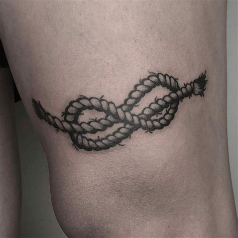 rope knot tattoo